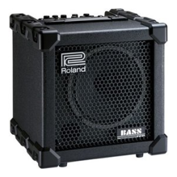 Roland CUBE-30 BASS Manuel utilisateur | Fixfr