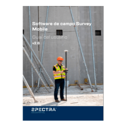 TRIMBLE SP Survey Mobile Mode d'emploi | Fixfr