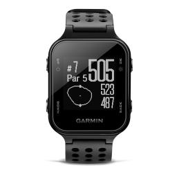 Garmin Approach® S20 Manuel utilisateur | Fixfr