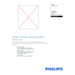 Philips FM12FD170E/00 Clé USB Manuel utilisateur | Fixfr
