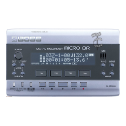 Roland MICRO BR Manuel utilisateur | Fixfr