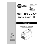 Miller XMT 350 CC/CV AUTO-LINE IEC 907161012 Manuel utilisateur