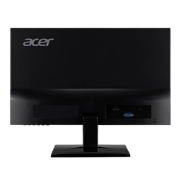 Acer HA220Q Monitor Guide de démarrage rapide | Fixfr
