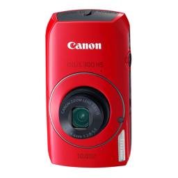 Canon IXUS 300 HS Manuel utilisateur | Fixfr