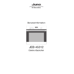 Juno-Electrolux JEB45312E  R05 Manuel utilisateur