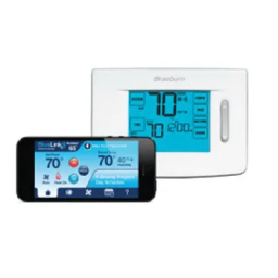 Braeburn 7320 BlueLink Smart Wi-Fi Universal Touchscreen Thermostat Manuel utilisateur | Fixfr