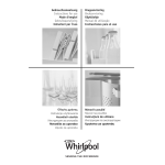 Whirlpool ESPIF 8950 NE Guide d'installation