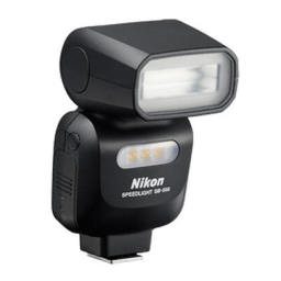 Nikon SB-500 Manuel utilisateur | Fixfr