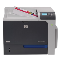 HP COLOR LASERJET ENTERPRISE CP4025DN Manuel utilisateur | Fixfr