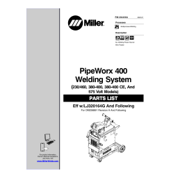 Miller PipeWorx 400 Manuel d'utilisation : Chat IA | Fixfr