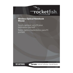 RocketFish RF-WTRMS Wireless Optical Notebook Mouse Manuel utilisateur | Fixfr