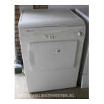 Bauknecht TRAS 6120 Dryer Manuel utilisateur