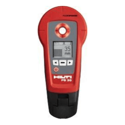 Hilti PS 35 Manuel utilisateur | Fixfr