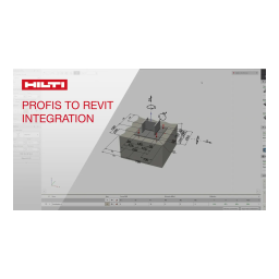 Hilti Revit Manuel utilisateur | Fixfr
