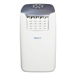 NewAir AC-14100H Portable Air Conditioner and Heater, 14,000 BTUs (8,600 BTU, DOE), Cools 525 sq. ft.  Manuel utilisateur