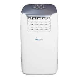 NewAir AC-14100H Portable Air Conditioner and Heater, 14,000 BTUs (8,600 BTU, DOE), Cools 525 sq. ft.  Manuel utilisateur | Fixfr