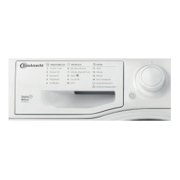 Bauknecht WD 86 DC Washer dryer Manuel utilisateur | Fixfr