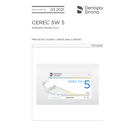 Dentsply Sirona CEREC SW 5.2.x Mode d'emploi | Fixfr