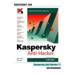 Kaspersky Anti-Hacker version 1.7 Manuel utilisateur