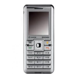 Sagem SG346i Manuel utilisateur | Fixfr