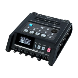 Roland R-44 4-Channel Portable Recorder Manuel du propriétaire | Fixfr