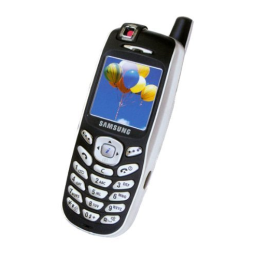 Samsung SGH-X600 Manuel utilisateur | Fixfr