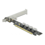 DeLOCK 89030 PCI Express x16 Card to 4 x internal SFF-8654 4i NVMe - Bifurcation Fiche technique