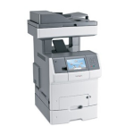 Lexmark X738dte Manuel utilisateur