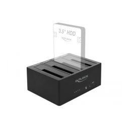 DeLOCK 64063 USB 3.0 Docking Station for 4 x SATA HDD / SSD Fiche technique | Fixfr