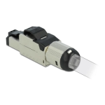 DeLOCK 86289 RJ45 Plug field assembly Cat.6A metal angled Fiche technique