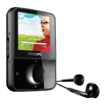 Philips SA1VBE04W/02 GoGEAR Baladeur vid&eacute;o MP3 Manuel utilisateur