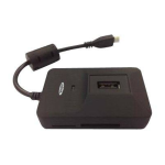 Ednet 31516 OTG USB 2.0 Hub &amp; Card Reader Guide de d&eacute;marrage rapide
