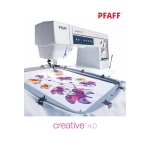 Pfaff creative 4.0 Manuel utilisateur