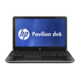 HP Pavilion dv6-7100 Entertainment Notebook PC series Manuel utilisateur | Fixfr