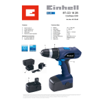 EINHELL BT-CD 18 2B Manuel utilisateur