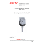 Gemu 3030 mFlow Magnetically inductive flowmeter Mode d'emploi