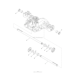 Replacement Sector Gear, DH 210 and DH 220 Lawn Tractor