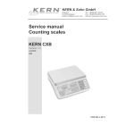 KERN CXB 6K2M Mode d'emploi