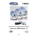 Teleco TSDR5000CI - MAGICSAT SuperDigital - FLATSAT Digital Manuel utilisateur