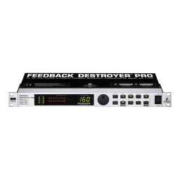 BEHRINGER DSP1124P: Notice d'utilisation + Chat IA | Fixfr