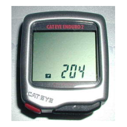 Cateye Enduro 2 [CC-ED200] Computer Manuel utilisateur | Fixfr