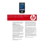 HP iPAQ 200 S&eacute;rie Mode d'emploi