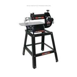 King Canada KSS-16XL STAND FOR 16'' PROFESSIONAL SCROLL SAW Manuel utilisateur | Fixfr