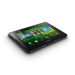 Blackberry PlayBook Tablet v1.0.5 Manuel utilisateur | Fixfr