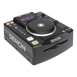 Denon DN-S700 - Compact Tabletop CD/MP3 Disc Player Manuel du propriétaire | Fixfr