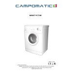 Campomatic WM704E : Manuel d'utilisation + IA