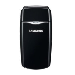 Samsung SGH-X210 Manuel utilisateur | Fixfr