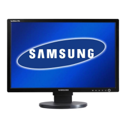 Samsung SyncMaster 245B Manuel utilisateur | Fixfr