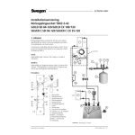 Swegon TBXZ-5-42 Kit de raccordement &agrave; eau glycol&eacute;e Mode d'emploi