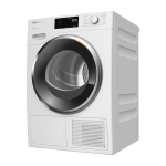 Miele TWH780WP EcoSpeed&amp;9kg S&egrave;che-linge pompe &agrave; chaleur T1 Manuel utilisateur